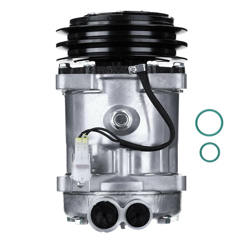 Compresor de aire acondicionado con embrague para Ford CF7000 L8501 LN7000 Sterling Truck Acterra L7500 Foto 2 de 4