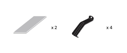 Whispbar/Prorack Fitting Kit K068 for Honda Civic Roof racks, Cross bars - Picture 2 of 4