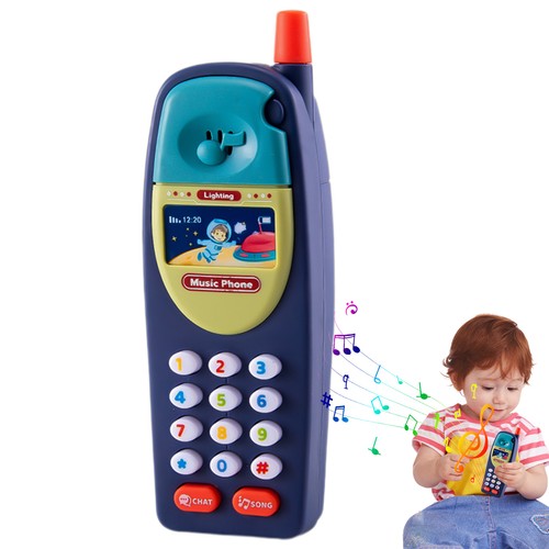Phone Toy Play Music Learning Educational Cell Phone with Light Music For Baby - Picture 2 of 10