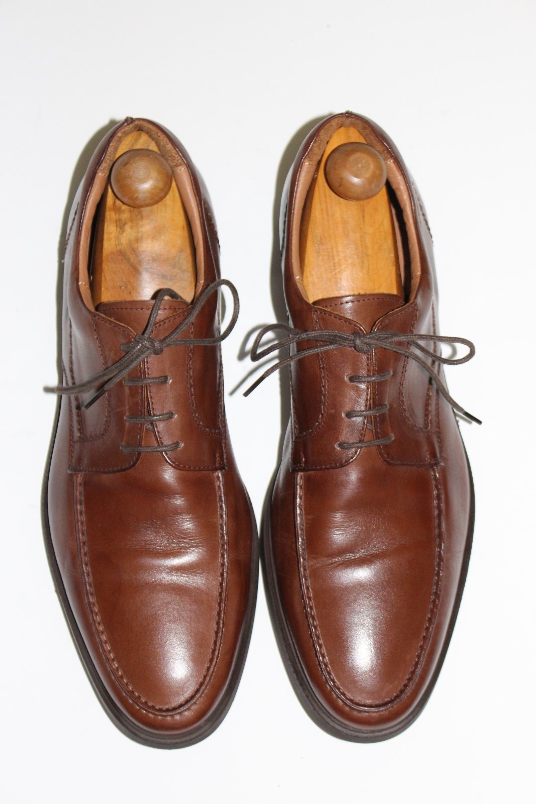 SAOLA Oxford stringate Mike Konos 12 in pelle marrone suole in gomma fodera calza imbottita gel