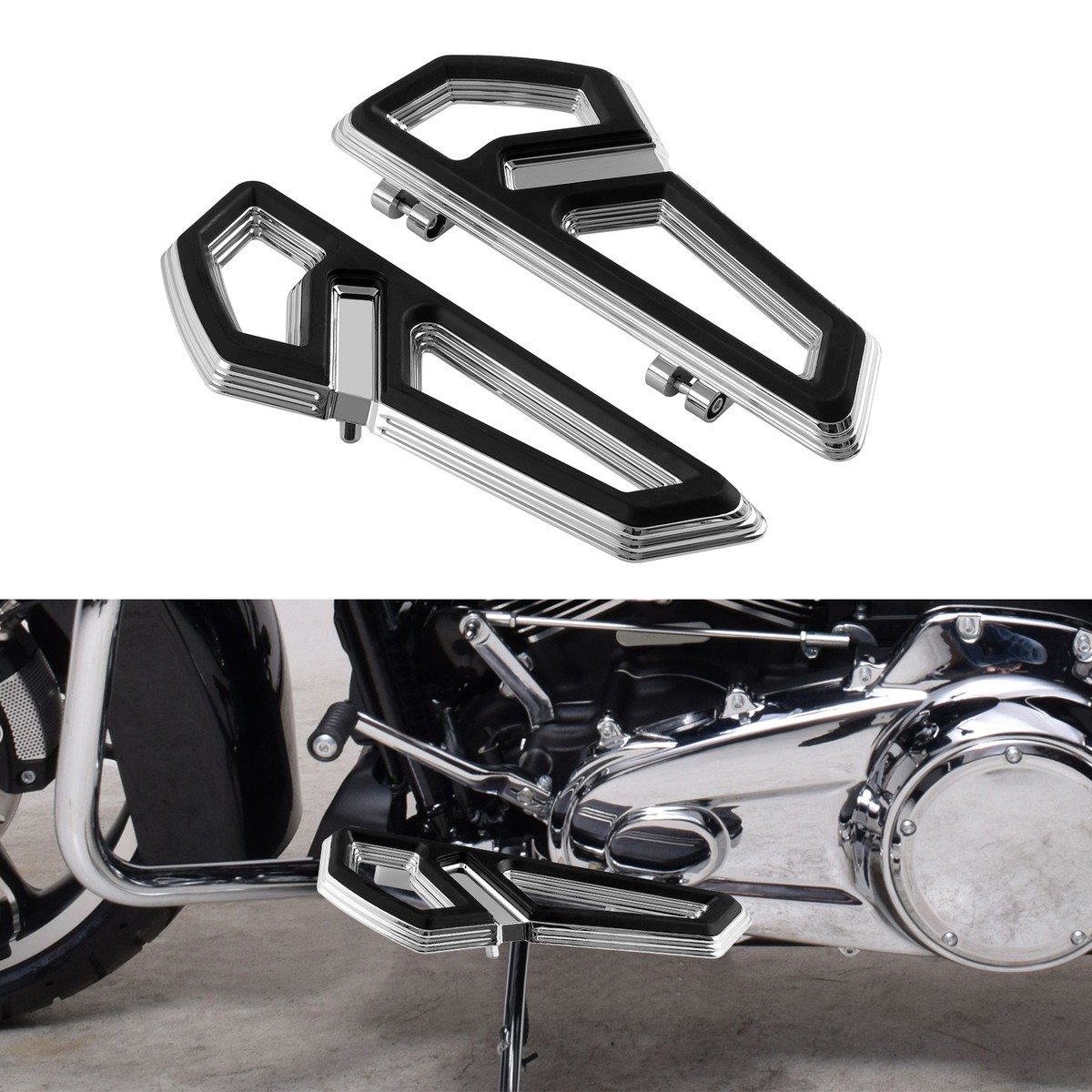Rider Footboards Floorboards Fit For Harley Touring Ultra Limited