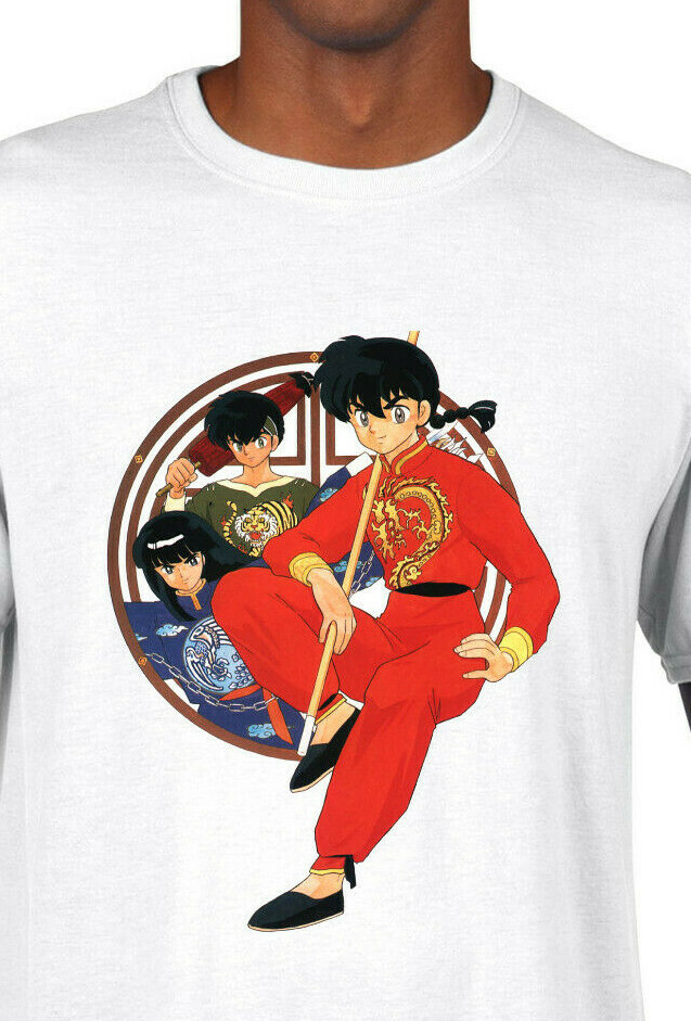 Ranma ½ Anime Manga Retro T-Shirt Custom Tees Unisex apparel 