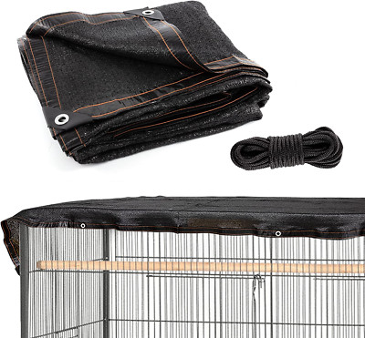 95% High Density Dog Kennel Shade Cover,10 X 10Ft Pen Upgrade Mesh Shade Panel