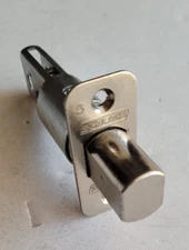 OEM Schlage Rounded Corner Satin Nickel Chrome Replacement Deadbolt Door Latch