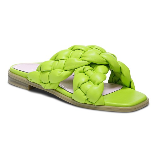 Vionic Kalina Women's Slide Braided Sandals Lime - 7.5 Medium | eBay