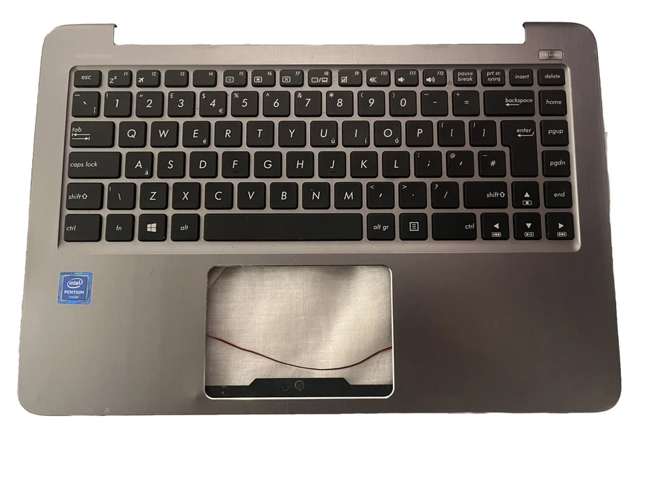 Asus E403S E403SA Repose-Main GB Clavier Assemblage Gris/Argent Grade C Travail - Photo 1/2