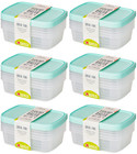 24x Wham Food Storage Plastic Kitchen Lunch Box Container with Lid 1L