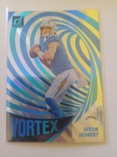 2023 Donruss Nfl Justin Herbert Vortex Lava #/10