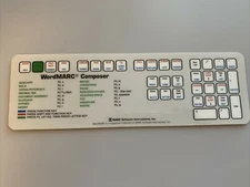 WordMARC Composer Word Processor Keyboard Shortcut Sheet ~ by MARC Software