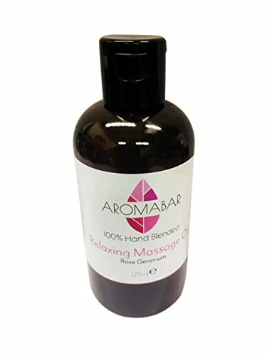 AROMABAR Rose Geranium Massage Oil 125ml