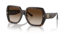 Tory Burch Sunglasses Women's Square TY7191U 172813 Dark Tortoise 54mm NEW