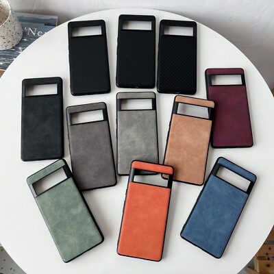 For Google Pixel 9 8 7 6 A Luxury Multi-Color Leather Dustproof Shockproof Case