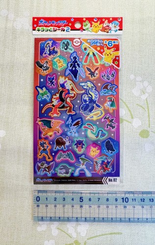 Official Pokemon Holo Sticker Sheet Character Stickers Limited in Japan NEW - 第 5/9 張圖片