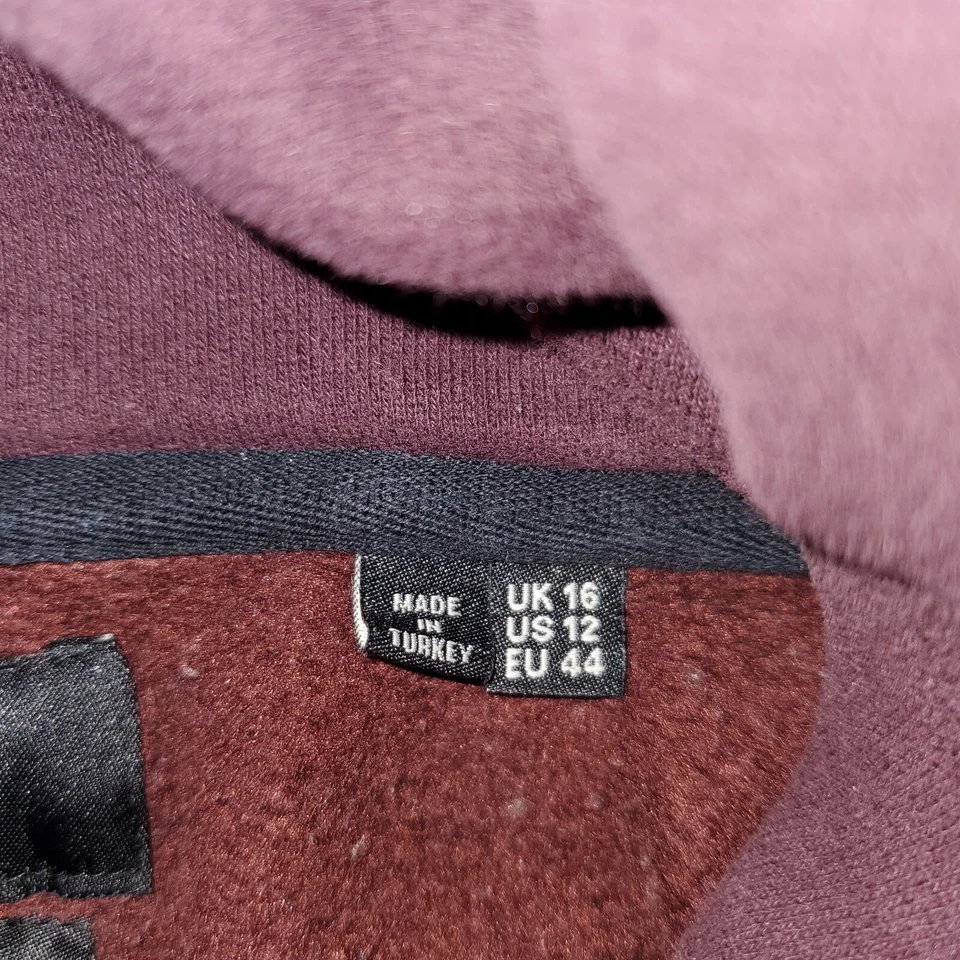 Superdry Sudadera con Capucha Mujer Púrpura 16 Pullover Con Capucha Grande Cómoda De Gran Tamaño Foto 3 de 4