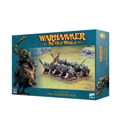 Orc & Goblin Tribes: Orc Boar Boyz Mob - Warhammer - The Old World - 09-06