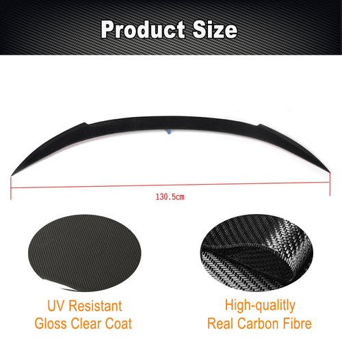 Carbon Heckspoiler Kofferraum Flügel Spoilerlippe für BMW F06 640i 650i M6 13-16 - Picture 8 of 13