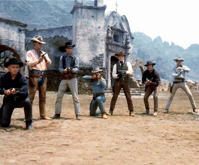 Magnificent 7 old west cowboy movie Mousepad 7 x 9 Vintage Photo mouse pad art