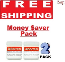 2X PACK Sudocrem Antiseptic Healing Cream 250g (TO USA) EX - 10/2026