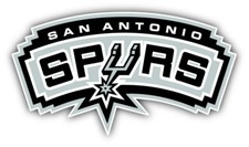 San Antonio Spurs NBA Basketball Slogan Car Bumper Sticker - 9'', 12'' or 14''
