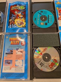 Vintage Sega Genesis / Sega CD Games Lot (8) &ndash; UNTESTED