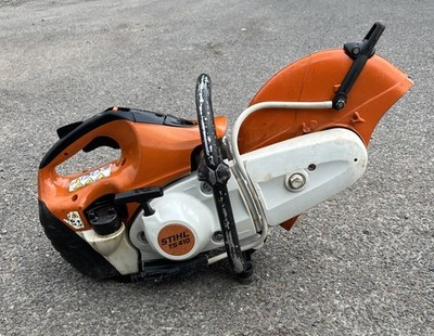 Saubere Stihl TS410 Scheibe 12'' Kappsäge mit Wasseraufsatz voll funktionsfähig