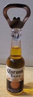 CERVESA CORONA EXTRA BEER MEXICO ALCOHOL KITCHEN PARTY BOTTLE OPENER AND MAGNET 