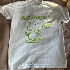 Go Birds! Philadelphia Eagles Graphic Tee shirt reprint VK16535