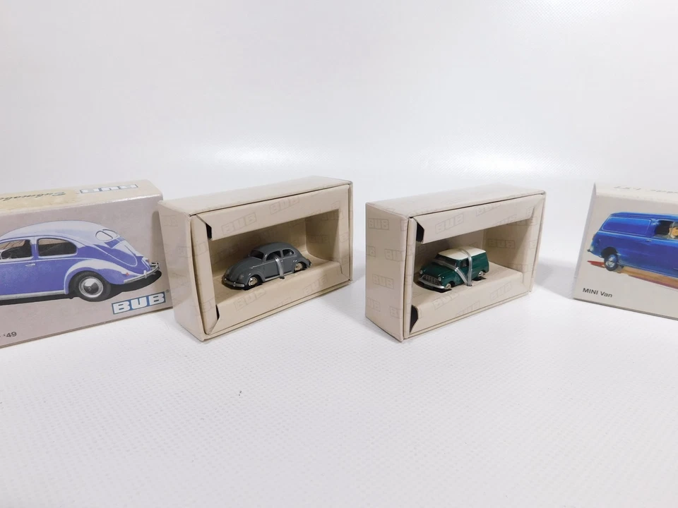 2X Bub H0 1:87 Modello Edizione 2011 06002 VW 09151 Mini Van Mint Box #DI371-0,5 - Immagine 4 di 4