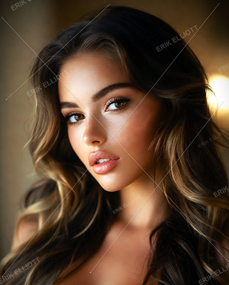 Pretty Woman 8x10 Art Print Photo Female Portrait Artwork Photograph #8392