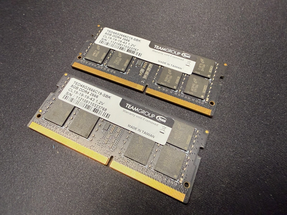Team Group DDR4 SDRAM 8 GB Total Capacity Memory (RAM) for sale | eBay