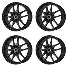 Work Emotion Cr Kiwami Wheels 18x7.5j47 5x100 Matblackmbl Set Of 4