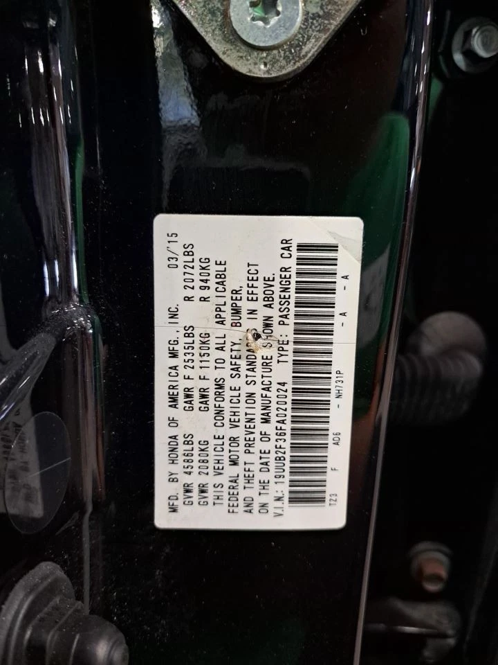 Engranaje de dirección asistida/rack y piñón 2015 Tlx Sku#4241742 Foto 4 de 4