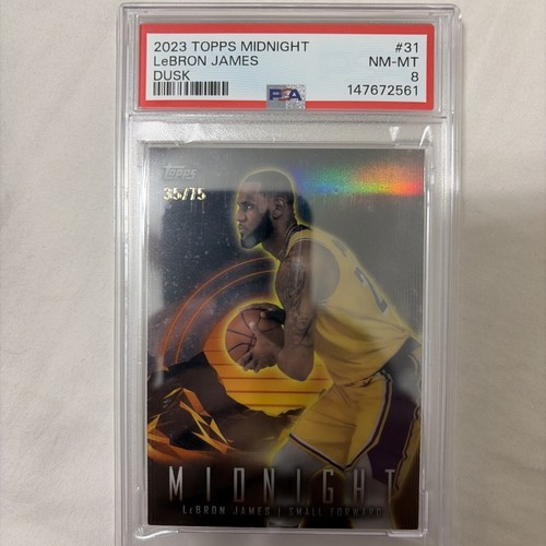2023-24 Topps Midnight - LeBron James #31 Dusk /75