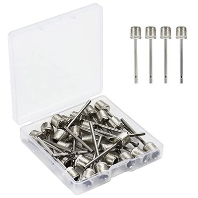 25pcs Air Pump Needle for Football, Basketball, Volleyball, Stainless Steel 