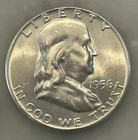 1956-P Franklin Half Dollar - BU - Brilliant Uncirculated - 90% Silver