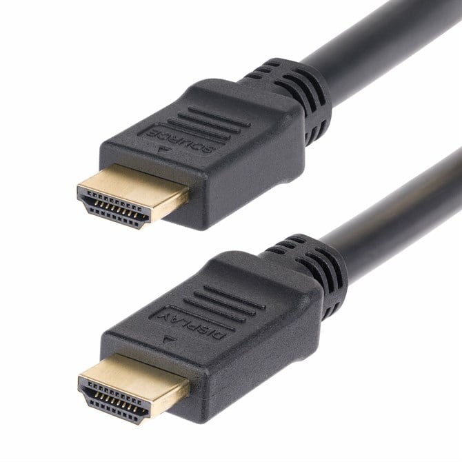 StarTech.com 15m 49.2ft Active HDMI 2.0 Cable CMP Plenum Rated High Speed HDMI C