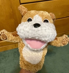 McGraw-Hill Happy The Dog Plush Hand Puppet