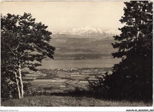 AUHP6-0485-01 - Lake Geneva and Mont Blanc - seen from the Col de la sickle