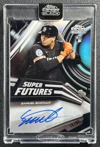 2026 Topps Chrome Black Samuel Basallo Super Futures Autographs (RAW)