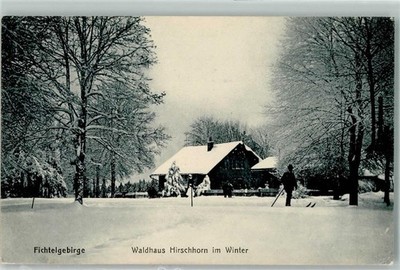 13184440 - 8583 Bischofsgruen Waldhaus Hirschhorn Langlaeufer Winter Bayreuth