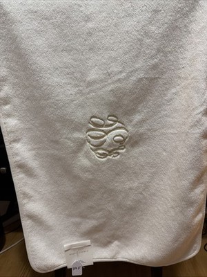 NEW RALPH LAUREN PAPER WHITE 100% COTTON WILTON BATH TUB MAT TOWEL 21*31