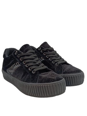 LA GEAR Schnürsneaker Damen Sneaker Gr. DE 38 schwarz Casual-Look