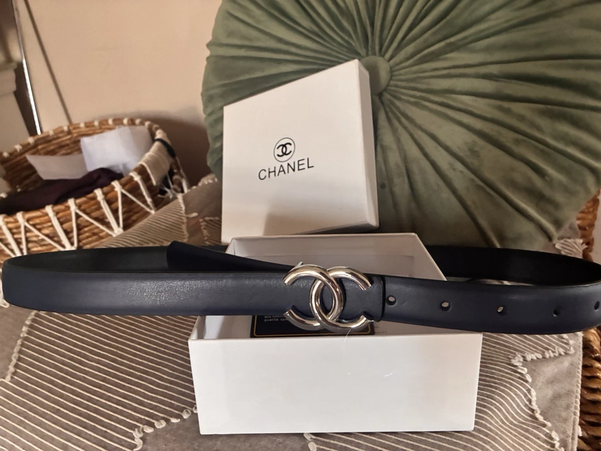美品CHANELブラックベルト CHANEL（シャネル） 【超美品】シャネル ココマーク レディース ベルト