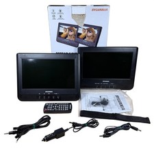 Sylvania SDVD1037 10.1" Dual Screen Portable DVD Player - Black