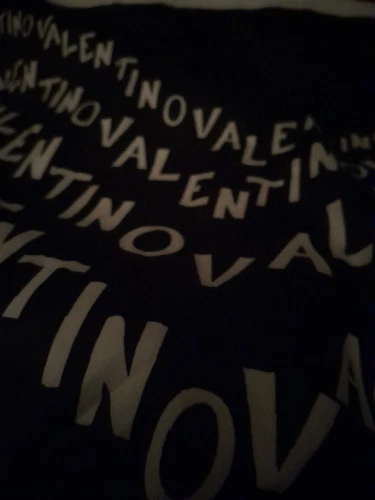 Abito Valentino Mononogram Nero Taglia 12 Elasticizzato