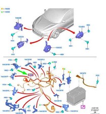 FORD FOCUS MK4 Plus cavo batteria 2519163 JX6T-14B060-GBAG NUOVO ORIGINALE