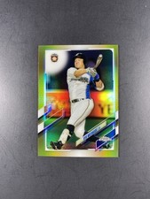2021 Topps Chrome NPB #170 Ryo Watanabe Gold Refractor /50 Nippon-Ham Fighters