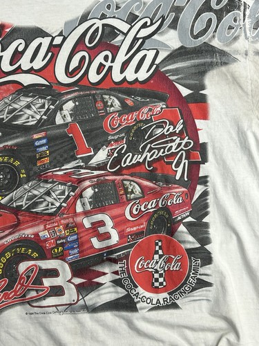 Estuche auténtico vintage 1998 NASCAR COCA COLA #3 DALE WONHARDT AOP talla XL - Imagen 3 de 12