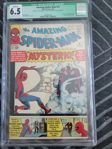 Marvel Amazing Spider-Man #13 CGC 6.5 (1964) Key Issue First Mysterio