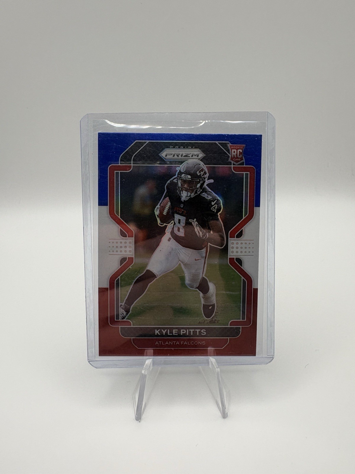 2021 Panini Prizm #341 Kyle Pitts Red White and Blue